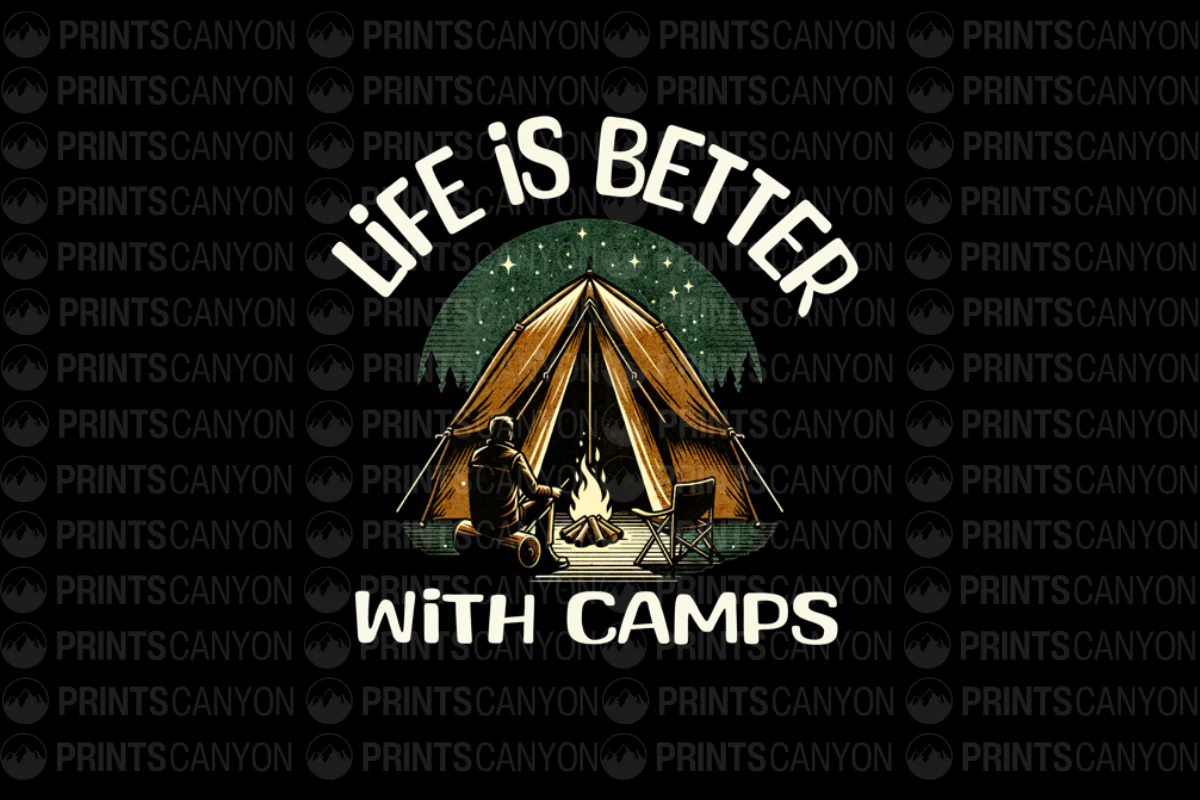 Life is Better with Camps Camping Gear and Apparel